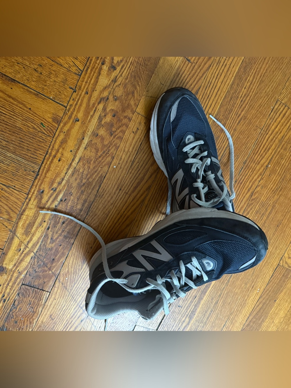 New Balance Black and Gray Athletic Sneakers